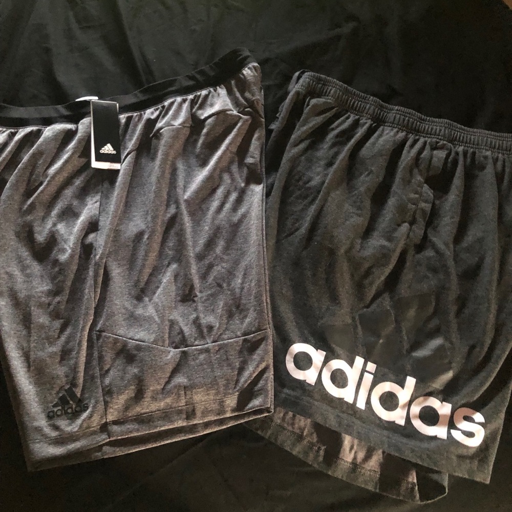 NEW - ADIDAS Shorts Bundle of Two Grey Men’s XXL
